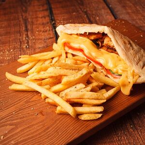 Гиро с сыром из чистого филе