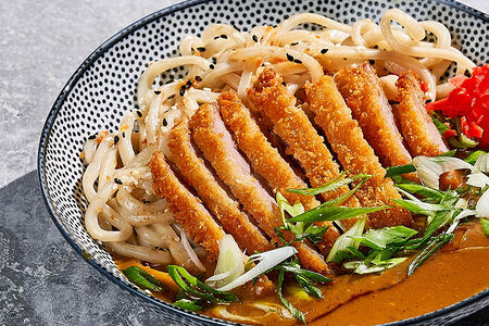 Торикацу с удоном