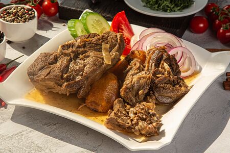 Казан-кебаб из баранины