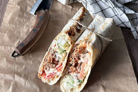 Шаверма с говядиной