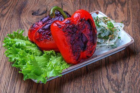 Перец болгарский на углях