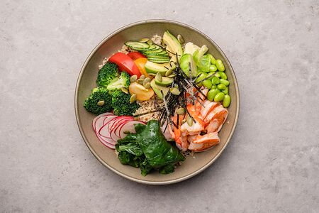 Поке с креветками