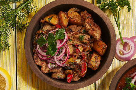 Оджахури из свинины