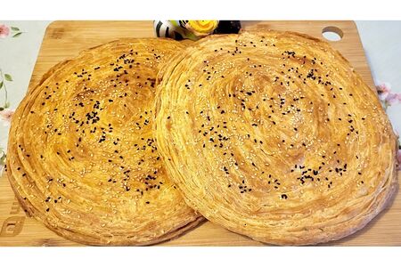 Луковая лепешка