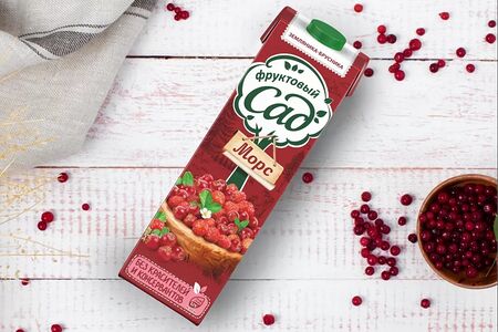 Морс Фруктовый сад Земляника-Брусника