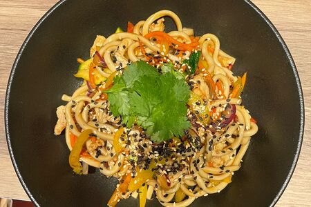 Лапша с курицей