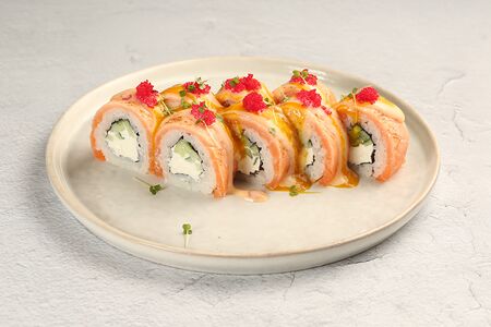 Филадельфия гриль с соусом манго