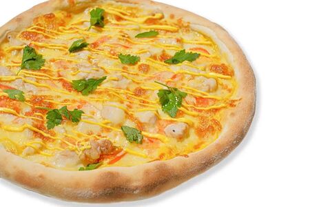 Сытная кура пицца 25см