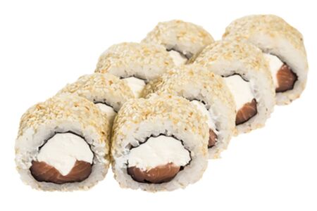 Ролл Филадельфия в кунжуте