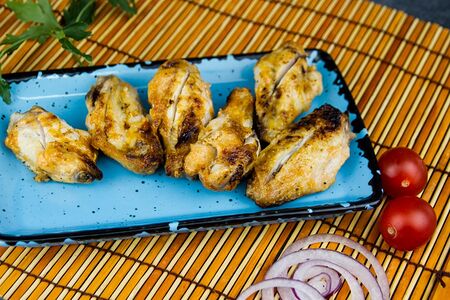Шашлык из куриных крылышек