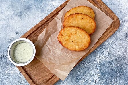 Хашбраун с соусом тартар