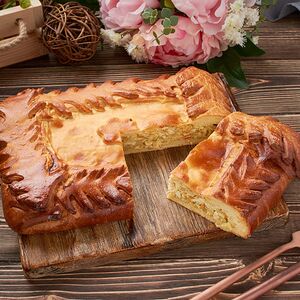 Пирог с капустой и яйцом