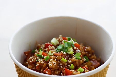 Тяхан с беконом