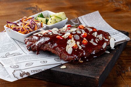 Ребра под соусом Jack Daniels