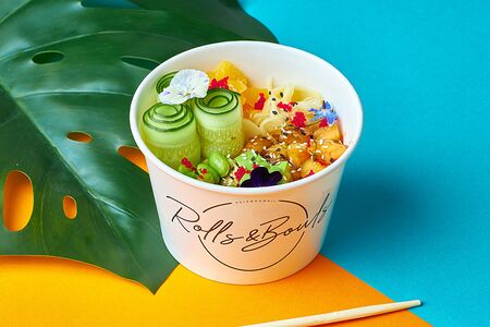 Поке с креветкой спайси большой