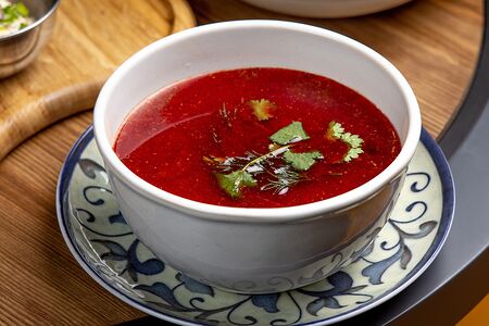 Борщ со сметаной