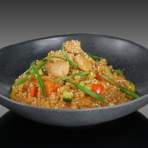 Рис с курицей