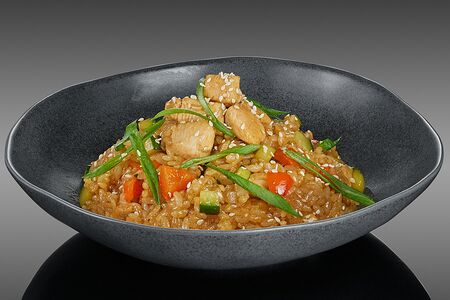 Рис с курицей