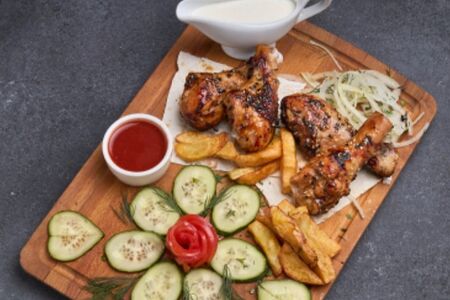 Шашлык из куриной голени