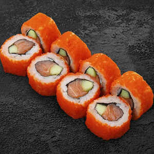 Ролл Калифорния с лососем