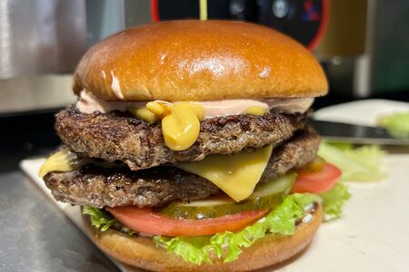 Дабл бургер с говядиной