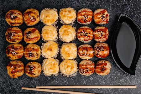 Сет 3 запечённых ролла