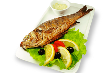 Форель на гриле