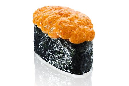 Запеченные суши с лососем