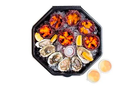Сет Морские ежи и устрицы