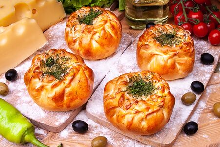 Мини-пирог Говядина, картофель