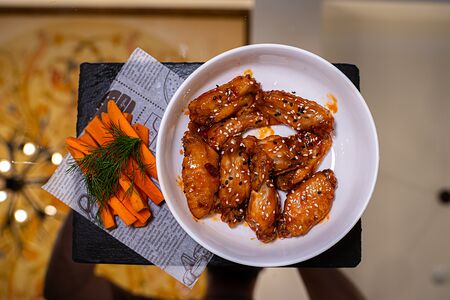 Куриные крылья барбекю