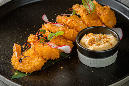 Хрустящие креветки