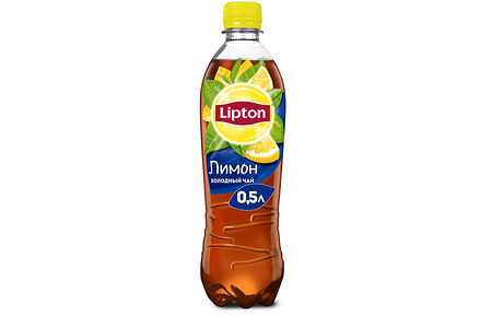 Lipton холодный чёрный чай с лимоном