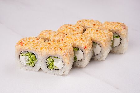 Лайт ролл с сыром и крабом