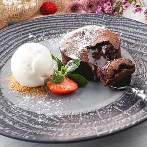 Шоколадный фондан