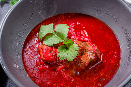 Борщ с телятиной