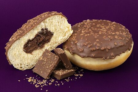 Пончик БерлинДон с шоколадом