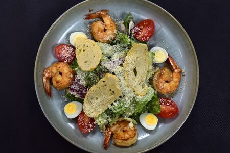 Цезарь с креветками