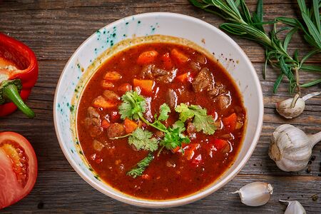 Марокканский суп с говядиной