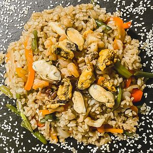 Тяхан с морепродуктами