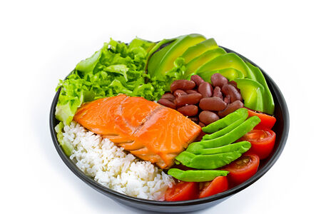 Боул с сёмгой