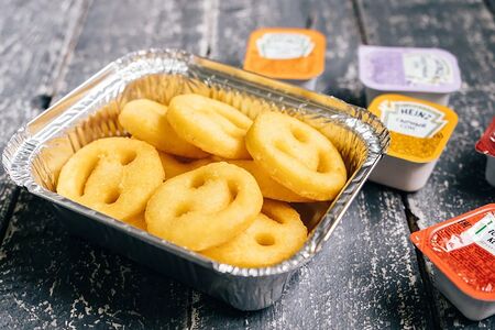 Картофельные смайлики