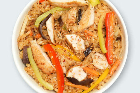 Рис с курицей