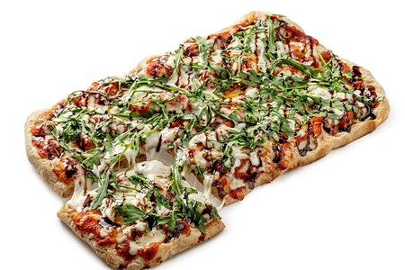 Римская пицца с анчоусами и страчателлой