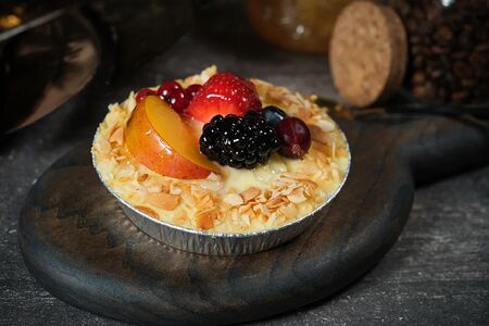 Флан с фруктами