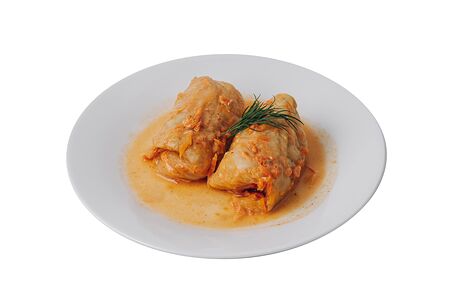 Голубцы в томатно-сметанном соусе