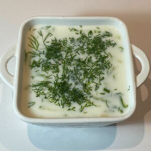 Окрошка на кефире