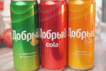 Лимонад Добрый в железной банке