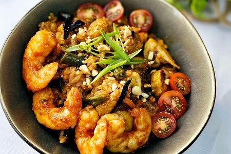 Рис Том ям с креветкой