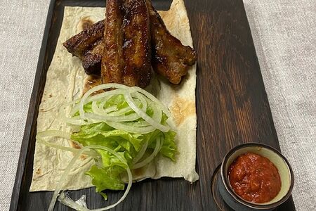 Шашлык из свиных рёбер